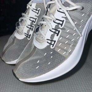 Nike Gray and White Womens size 4.5